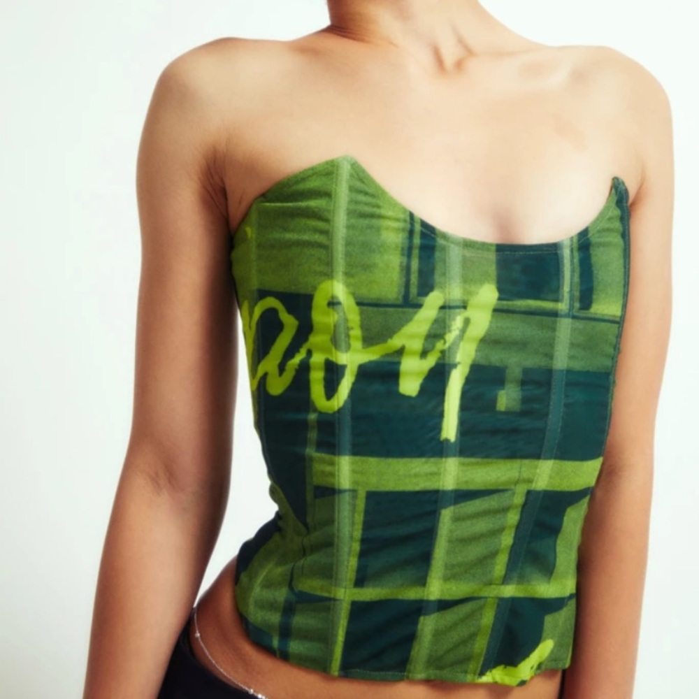 Miaou Leia Stone Green Corset